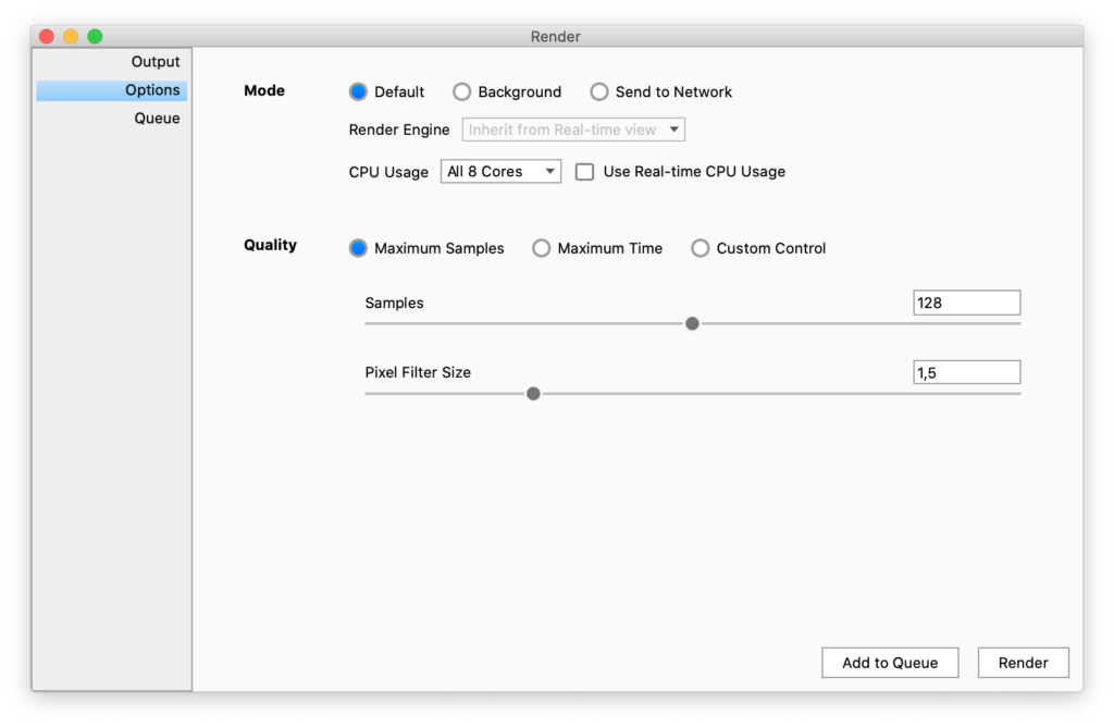 Check KeyShot Settings